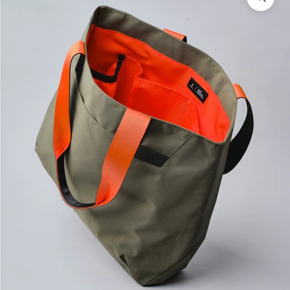 Alpaka Elements Tote (M) Green Orange Axoflux 210D Travel Office Vacation - Picture 1 of 10